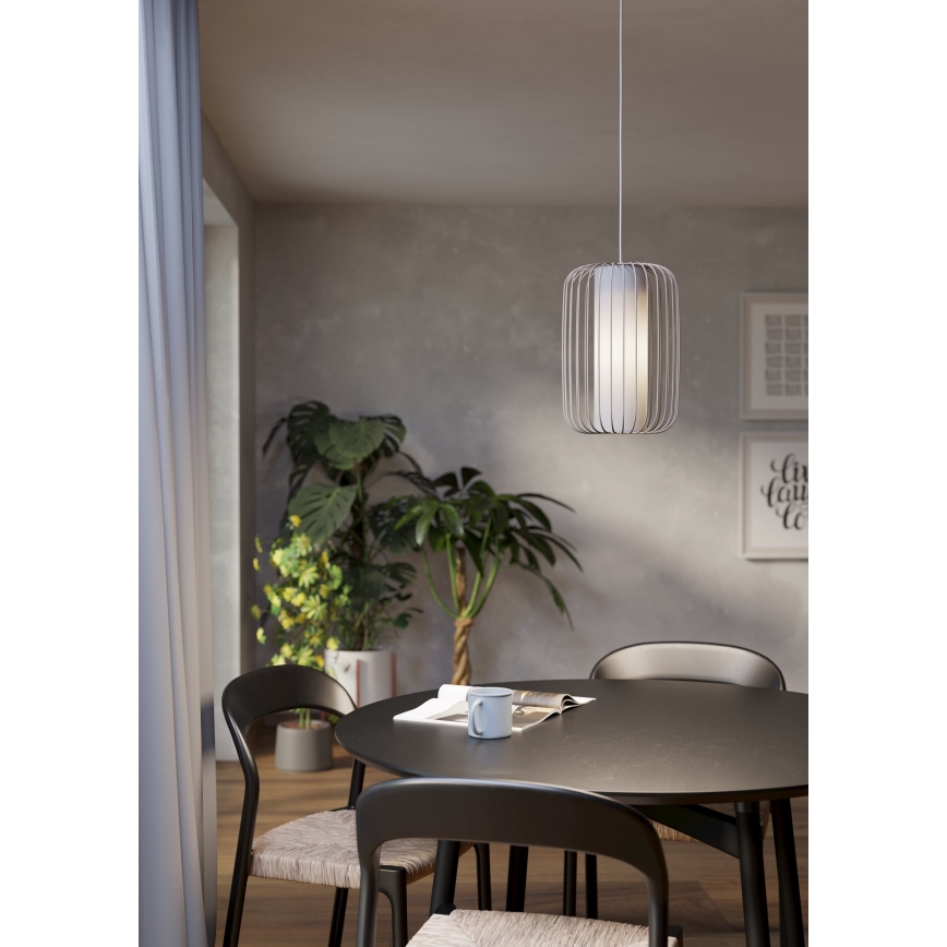 Eglo - Πολύφωτο με συρματόσχοινο 1xE27/40W/230V διάμετρος 24 cm