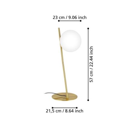 Eglo - Eπιτραπέζια λάμπα 1xE27/40W/230V