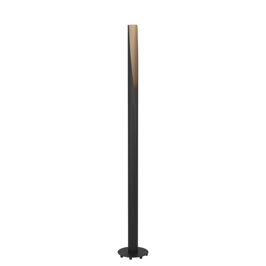 Eglo - Επιδαπέδια λάμπα LED 1xGU10/4,5W/230V μαύρο/καφέ