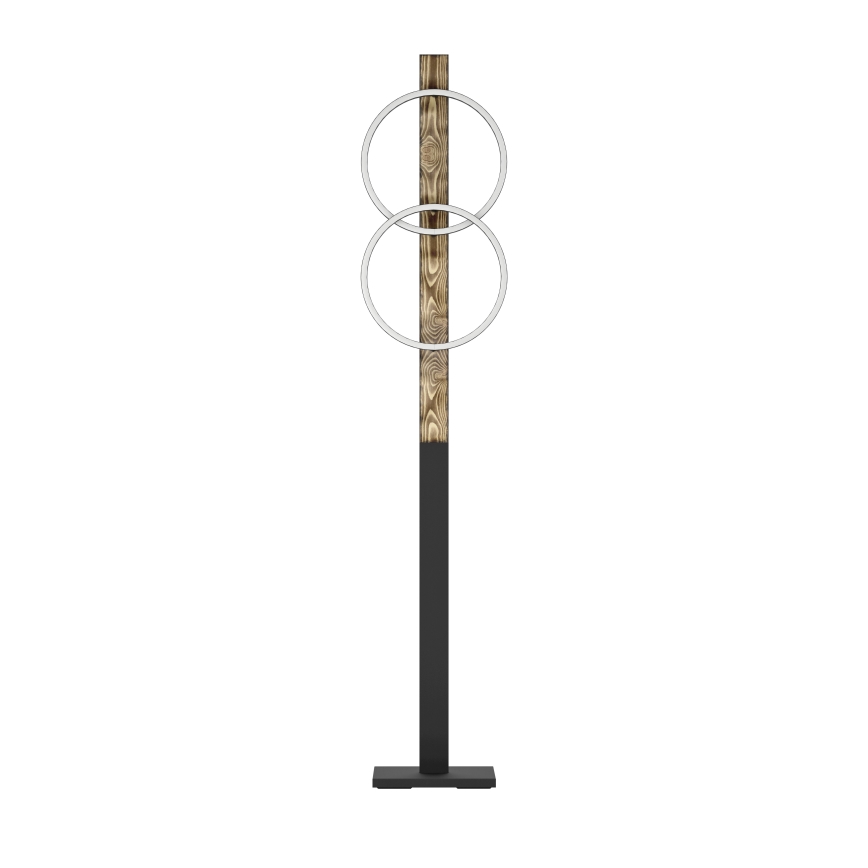 Eglo - Επιδαπέδια λάμπα LED 2xLED/12W/230V 3000K καφέ/μαύρο