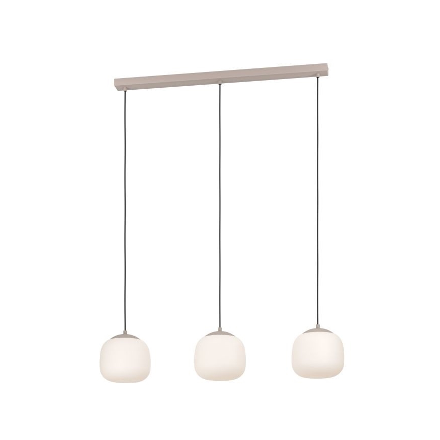 Eglo - Πολύφωτο με συρματόσχοινο 3xE27/40W/230V