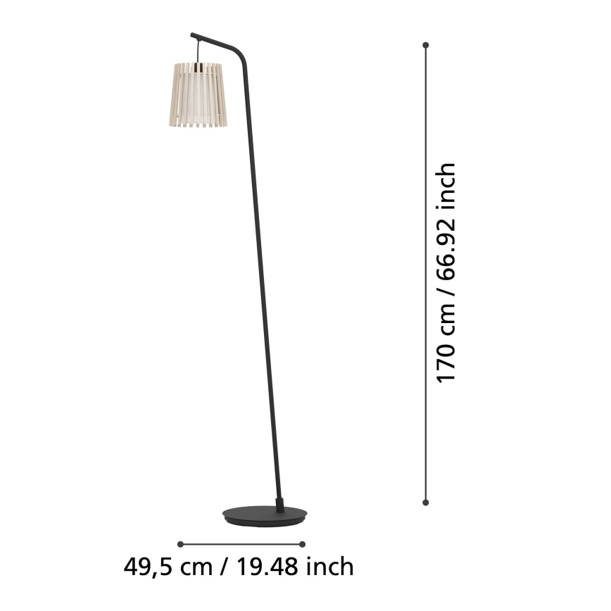 Eglo - Επιδαπέδια λάμπα 1xE27/25W/230V