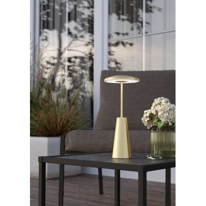 Eglo - LED Dimming αφής Εξωτερικού χώρου φωτιστικό LED/2,8W/5V 2400K/3000K/4000K 5200 mAh IP54 χρυσό