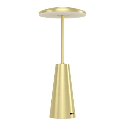 Eglo - LED Dimming αφής Εξωτερικού χώρου φωτιστικό LED/2,8W/5V 2400K/3000K/4000K 5200 mAh IP54 χρυσό