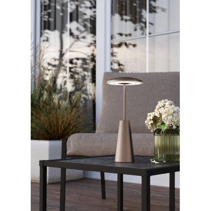 Eglo - LED Dimming αφής Εξωτερικού χώρου φωτιστικό LED/2,8W/5V 2400K/3000K/4000K 5200 mAh IP54 μπεζ