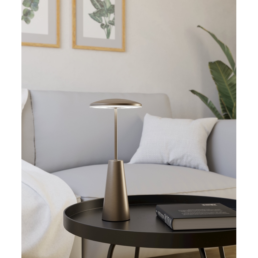 Eglo - LED Dimming αφής Εξωτερικού χώρου φωτιστικό LED/2,8W/5V 2400K/3000K/4000K 5200 mAh IP54 μπεζ