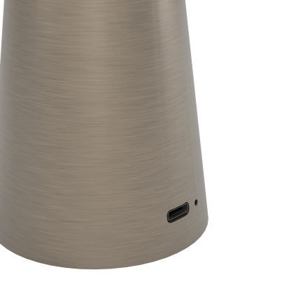 Eglo - LED Dimming αφής Εξωτερικού χώρου φωτιστικό LED/2,8W/5V 2400K/3000K/4000K 5200 mAh IP54 μπεζ