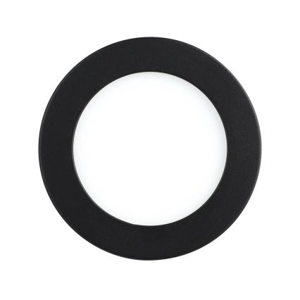 Eglo - Εντοιχισμένο φωτιστικό οροφής LED/5,5W/230V 4000K, μαύρο, διάμ. 11,7 εκ.