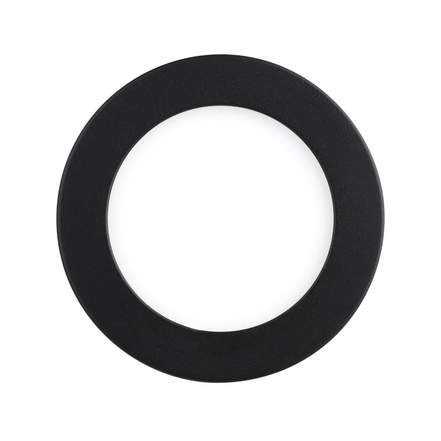 Eglo - Εντοιχισμένο φωτιστικό οροφής LED/5,5W/230V 4000K, μαύρο, διάμ. 11,7 εκ.