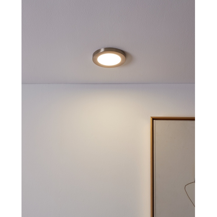 Eglo - Χωνευτό Φωτιστικό LED LED/5,5W/230V 4000K ματ χρώμιο
