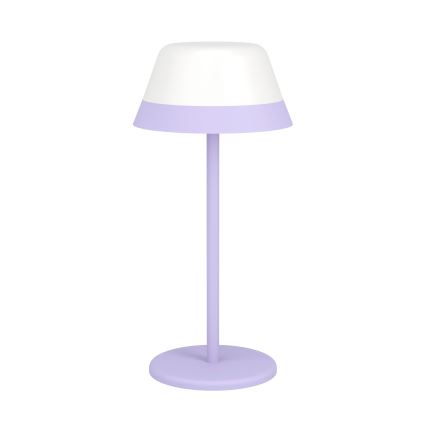 Eglo - LED RGBW Dimming αφής Εξωτερικού χώρου φωτιστικό 2σε1 LED/1,5W/5V 2600 mAh IP54 μωβ