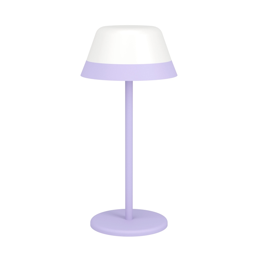 Eglo - LED RGBW Dimming αφής Εξωτερικού χώρου φωτιστικό 2σε1 LED/1,5W/5V 2600 mAh IP54 μωβ