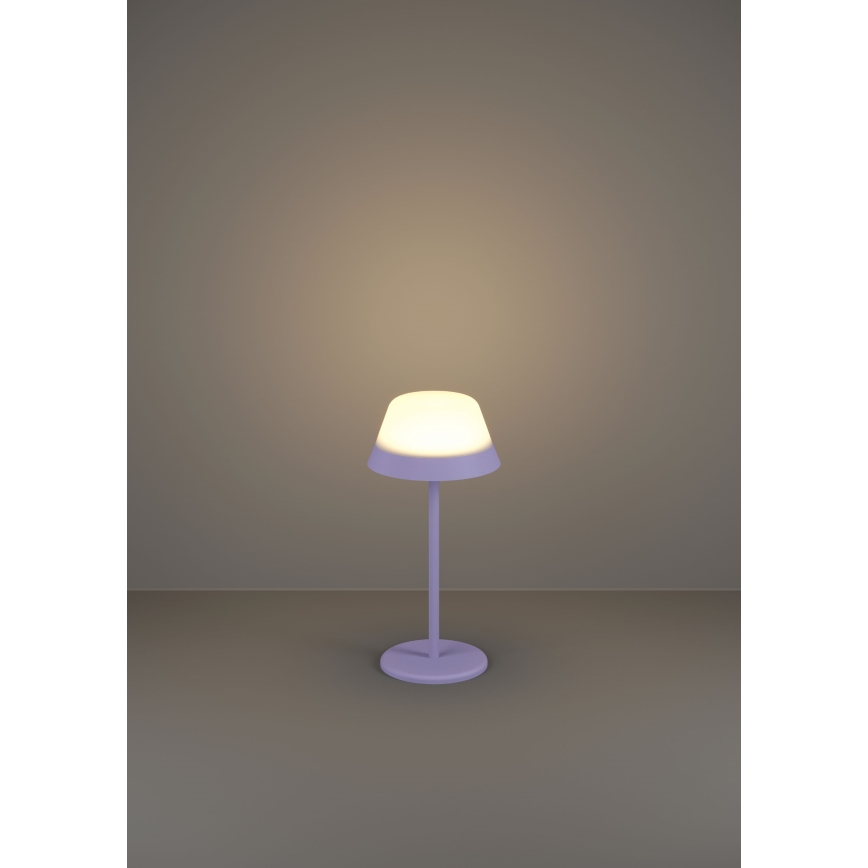 Eglo - LED RGBW Dimming αφής Εξωτερικού χώρου φωτιστικό 2σε1 LED/1,5W/5V 2600 mAh IP54 μωβ