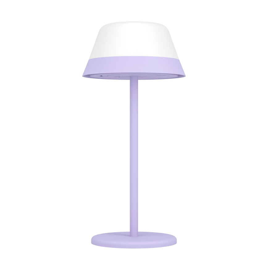 Eglo - LED RGBW Dimming αφής Εξωτερικού χώρου φωτιστικό 2σε1 LED/1,5W/5V 2600 mAh IP54 μωβ