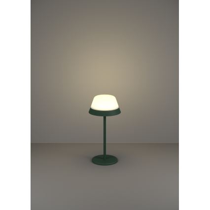 Eglo - LED RGBW Dimmable φωτιστικό αφής εξωτερικού χώρου 2in1 LED/1,5W/5V 2600 mAh IP54 πράσινο