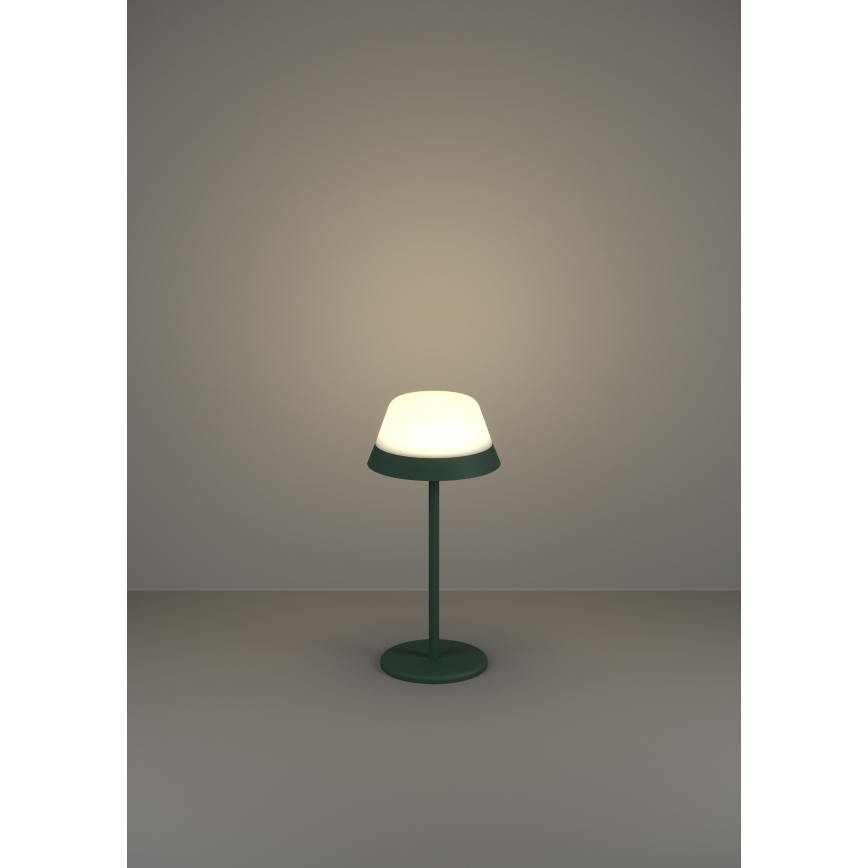 Eglo - LED RGBW Dimmable φωτιστικό αφής εξωτερικού χώρου 2in1 LED/1,5W/5V 2600 mAh IP54 πράσινο