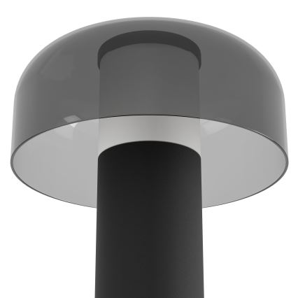 Eglo - LED Dimmable φωτιστικό αφής εξωτερικού χώρου LED/2,25W/5V 2400-4000K 5200 mAh IP44 μαύρο