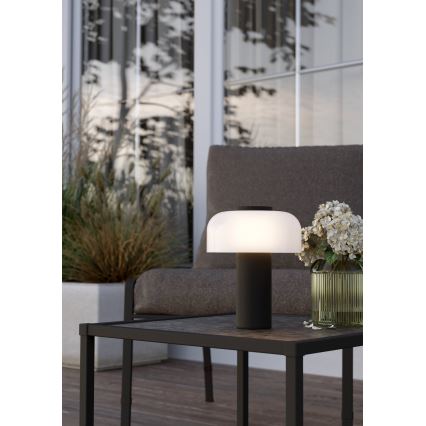 Eglo - LED Dimmable φωτιστικό αφής εξωτερικού χώρου LED/2,25W/5V 2400-4000K 5200 mAh IP44 μαύρο/λευκό