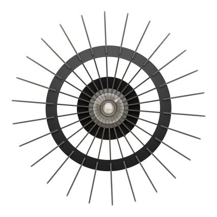 Eglo - Φωτιστικό οροφής 1xE27/40W/230V διάμετρος 45 cm μαύρο