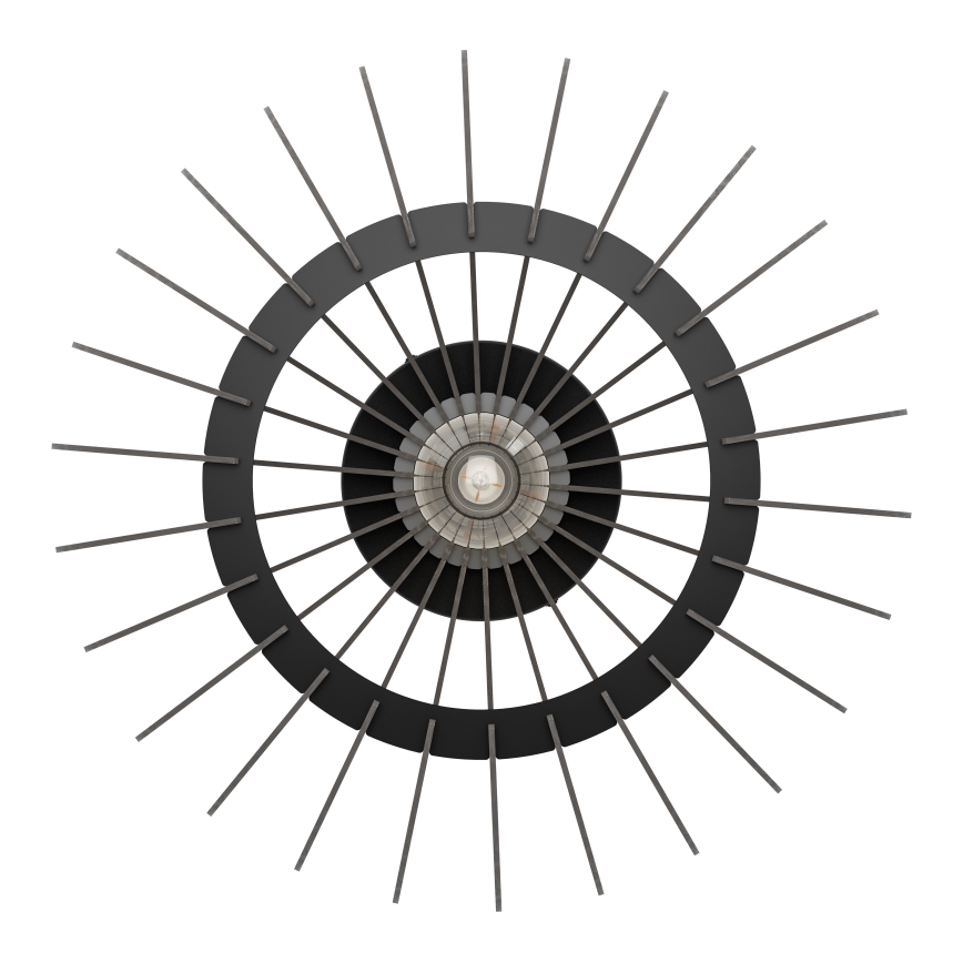 Eglo - Φωτιστικό οροφής 1xE27/40W/230V διάμετρος 45 cm μαύρο