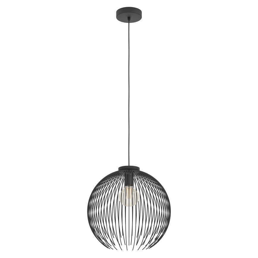 Eglo - Κρεμαστό φωτιστικό οροφής 1xE27/40W/230V μαύρο