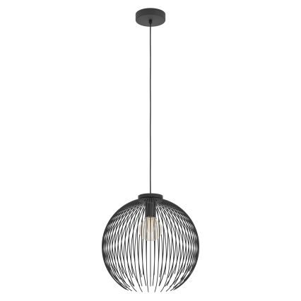 Eglo - Κρεμαστό φωτιστικό οροφής 1xE27/40W/230V μαύρο