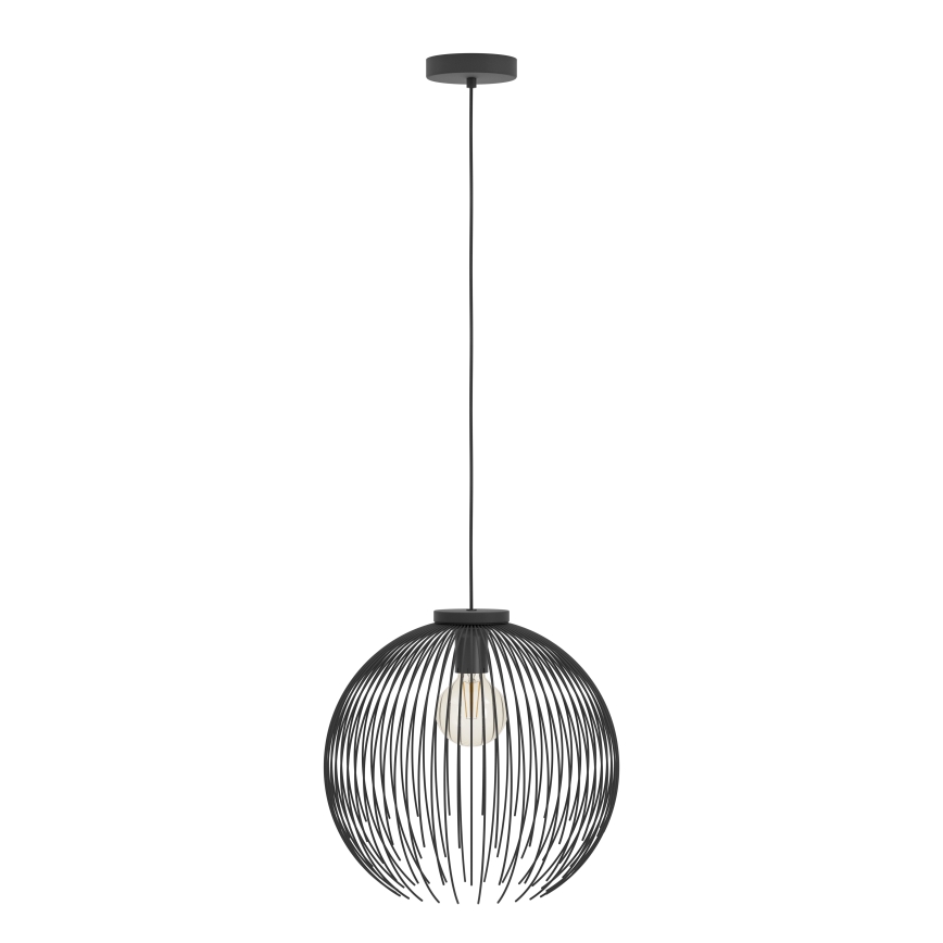 Eglo - Κρεμαστό φωτιστικό οροφής 1xE27/40W/230V μαύρο