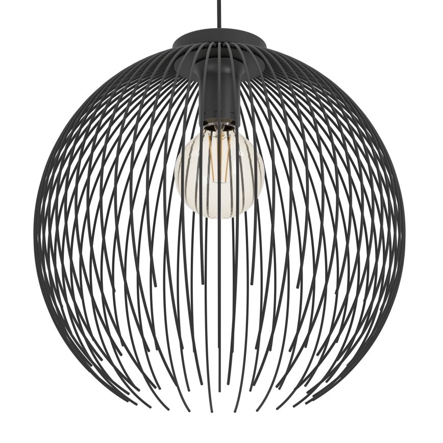 Eglo - Κρεμαστό φωτιστικό οροφής 1xE27/40W/230V μαύρο