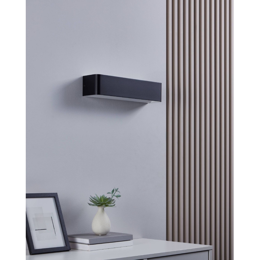 Eglo - Φωτιστικό τοίχου LED LED/12W/230V 3000K μαύρο