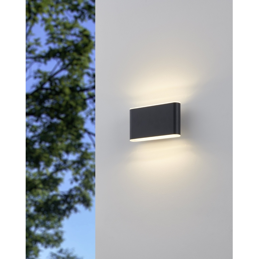Eglo - Επιτοίχιο φωτιστικό εξωτερικού χώρου LED 2xLED/5,8W/230V IP65