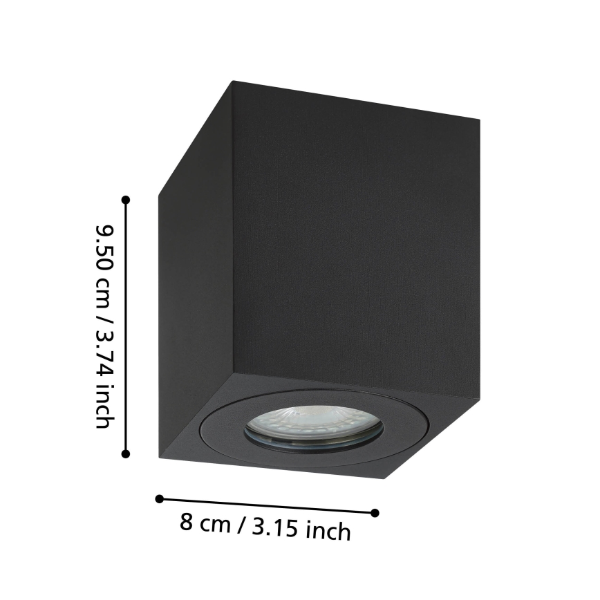 Eglo - Φωτιστικό σποτ εξωτερικού χώρου 1xGU10/5W/230V 8x8cm IP44