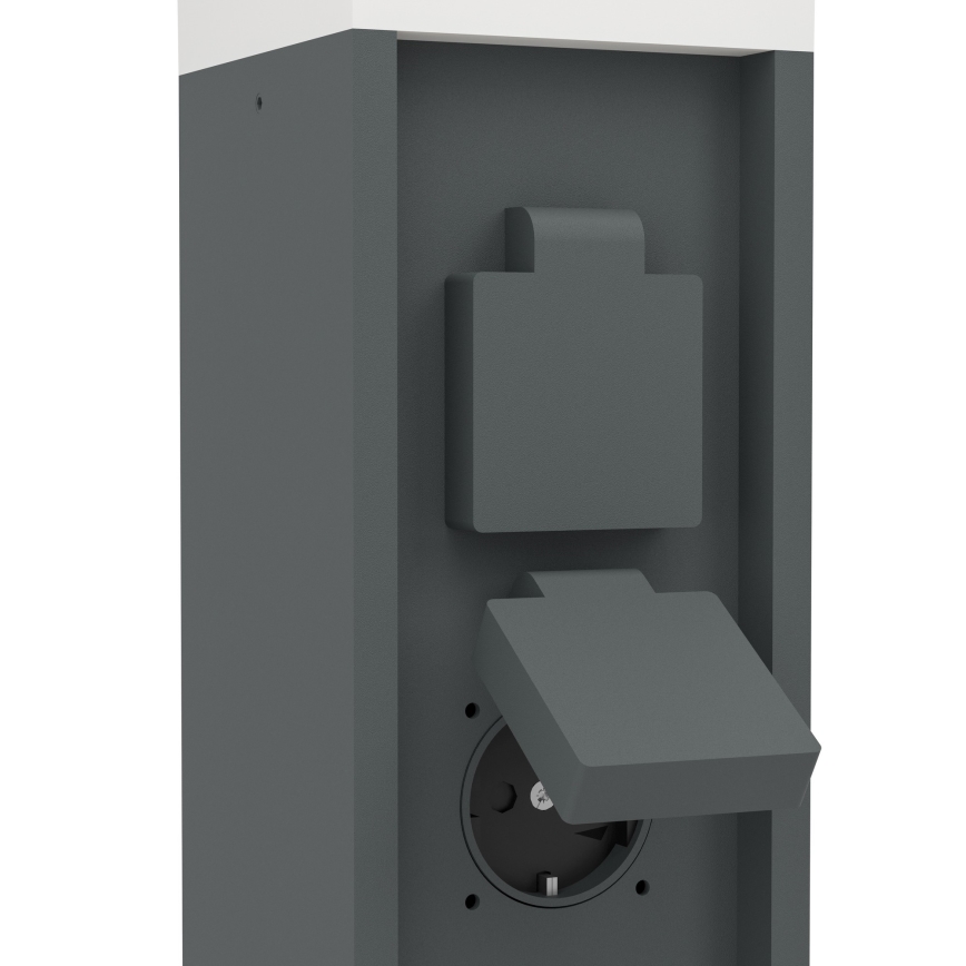 Eglo - Εξωτερικό φωτιστικό με 2 βάσεις λαμπτήρα, 1xE27/25W/230V, IP54, ανθρακί