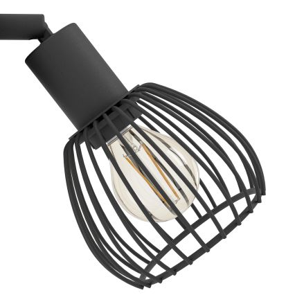 Eglo - Φωτιστικό τοίχου 1xE14/40W/230V μαύρο