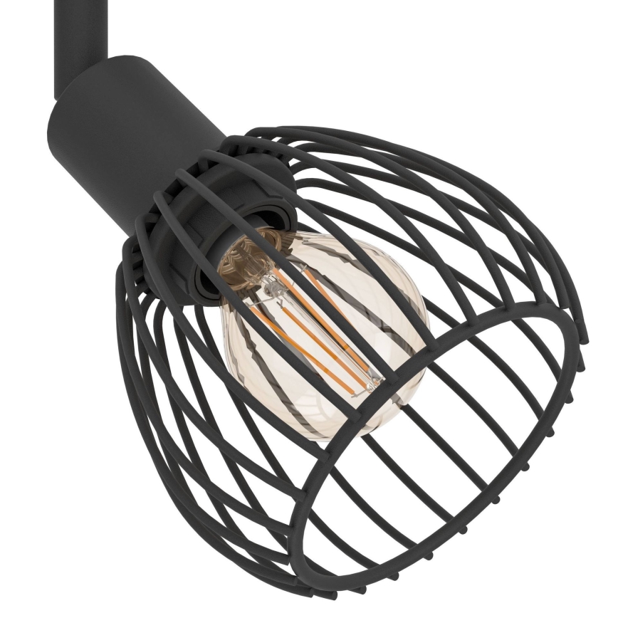 Eglo - Φωτιστικό σποτ 2xE14/40W/230V μαύρο
