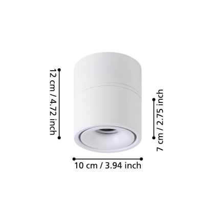 Eglo - LED Σποτ LED/8W/230V 3000K λευκό