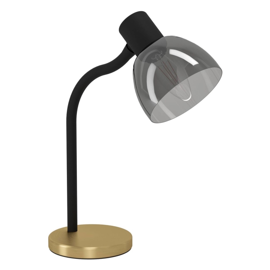 Eglo - Eπιτραπέζιο φωτιστικό 1xE14/25W/230V χρυσό/μαύρο