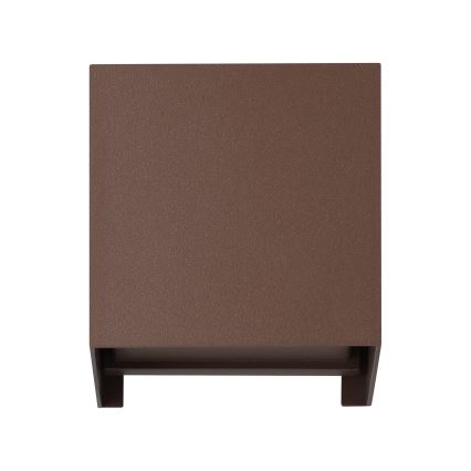 Eglo - Επιτοίχιο φωτιστικό εξωτερικού χώρου LED 2xLED/2,8W/230V IP54 καφέ