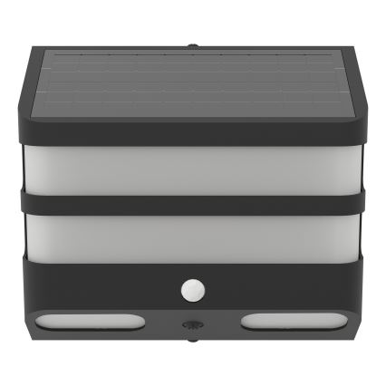 Eglo - LED Ηλιακό Επιτοίχιο Φωτιστικό με Αισθητήρα LED/6,5W/3,7V 1800 mAh IP44