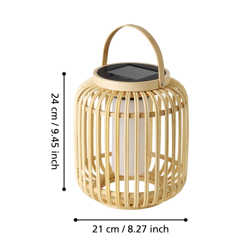 Eglo - LED Ηλιακό Επιτραπέζιο φωτιστικό LED/3,3W/3,7V 1800 mAh IP44