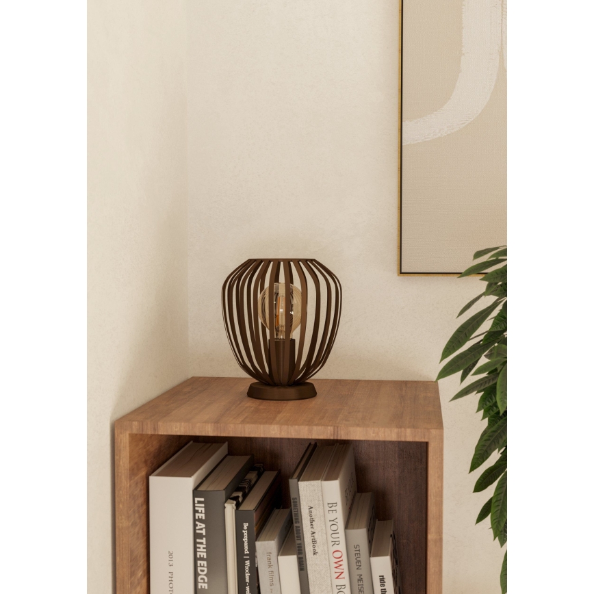 Eglo - Επιτραπέζιο φωτιστικό 1xE27/40W/230V σε μπρονζέ