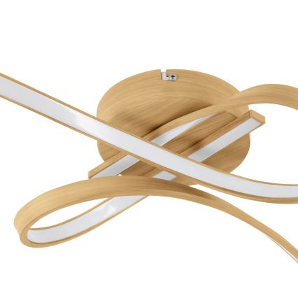 Eglo - LED Φωτιστικό οροφής LED/20,5W/230V καφέ