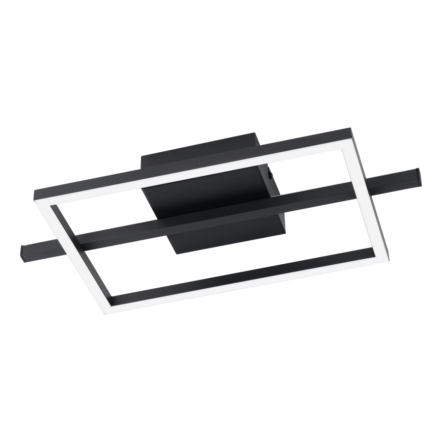 Eglo - LED RGBW Dimmable φωτιστικό οροφής LED/17W/230V 2700-6500K μαύρο + τηλεχειριστήριο