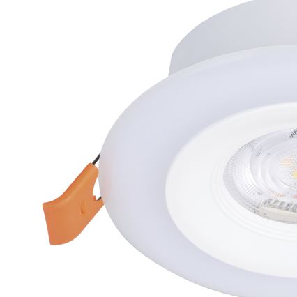 Eglo - Σετ 3x LED RGBW, ρυθμιζόμενο εντοιχισμένο φωτιστικό οροφής για μπάνιο, LED/3,8W/230V 2700-6500K IP44 + τηλεχειριστήριο
