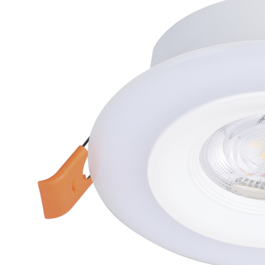Eglo - Σετ 3x LED RGBW, ρυθμιζόμενο εντοιχισμένο φωτιστικό οροφής για μπάνιο, LED/3,8W/230V 2700-6500K IP44 + τηλεχειριστήριο
