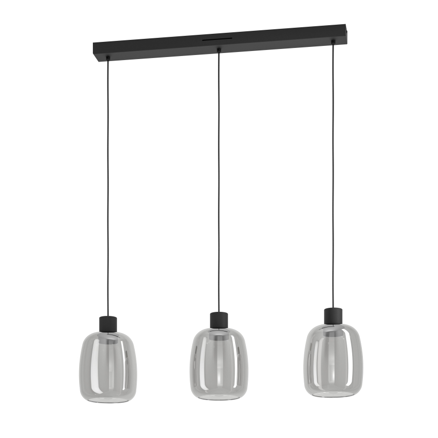 Eglo - LED RGBW Κρεμαστό φωτιστικό οροφής ντιμαριζόμενο 3xLED/3,7W/230V 2700-6500K γκρι
