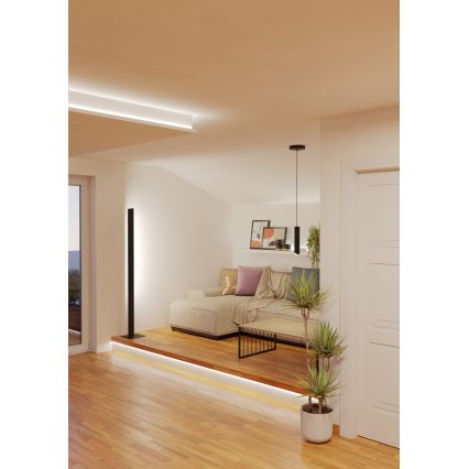 Eglo - LED RGBW Κρεμαστό φωτιστικό οροφής ντιμαριζόμενο LED/3,7W/230V 2700-6500K μαύρο