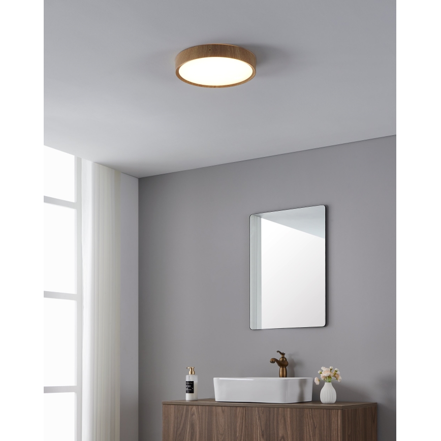 Eglo - Φωτιστικό οροφής μπάνιου LED LED/14,6W/230V IP44 μπεζ