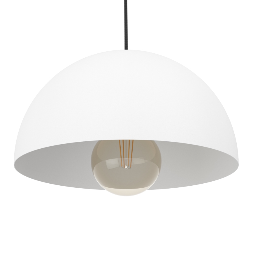 Eglo - Κρεμαστό φωτιστικό οροφής 1xE27/40W/230V διάμετρος 30 cm λευκό