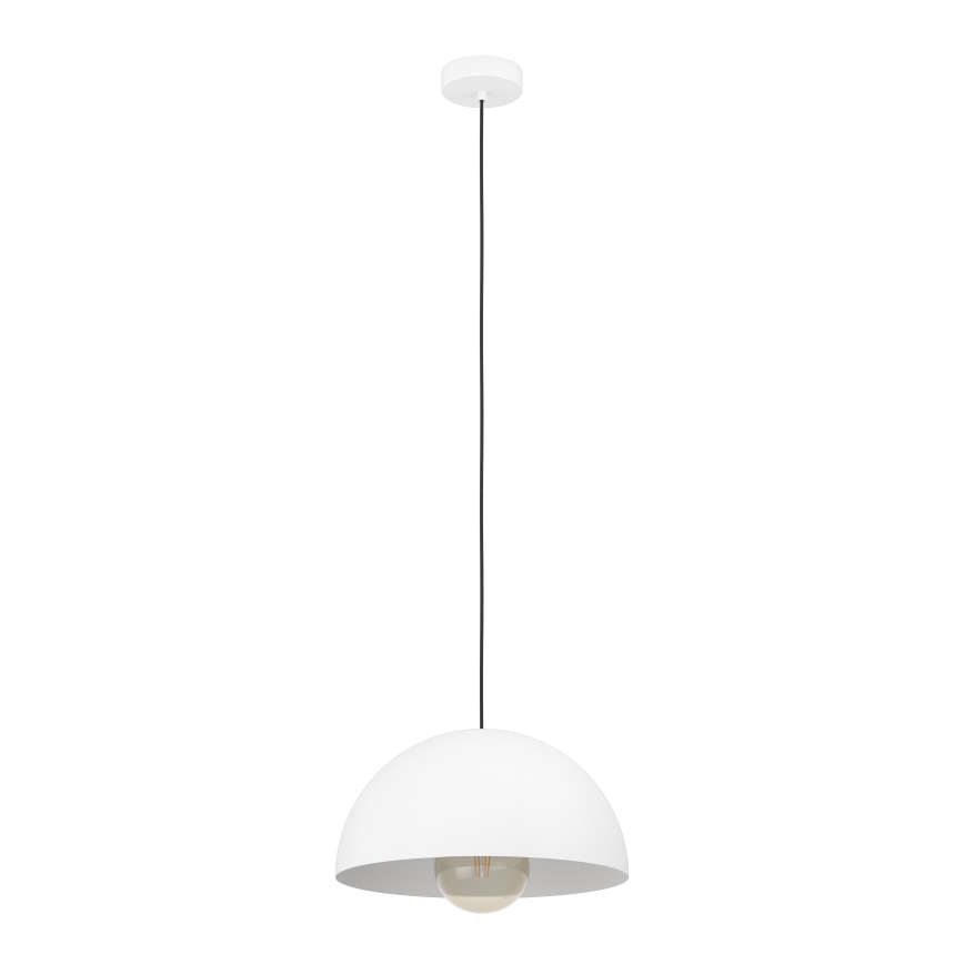 Eglo - Κρεμαστό φωτιστικό οροφής 1xE27/40W/230V διάμετρος 38 cm λευκό