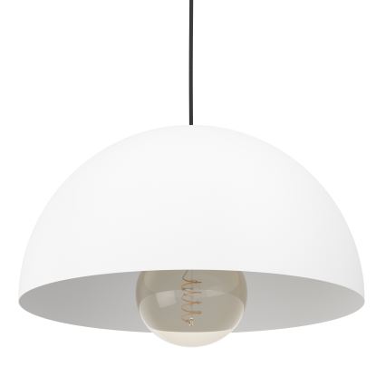 Eglo - Κρεμαστό φωτιστικό οροφής 1xE27/40W/230V διάμετρος 38 cm λευκό